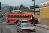 As the chicken buses careened through the streets of Guatemala, an intrepid individual would often hang out the open door to motion to traffic and pedestrians to get out of the way, providing a convenient and friendly way of letting people know their lives were in danger.