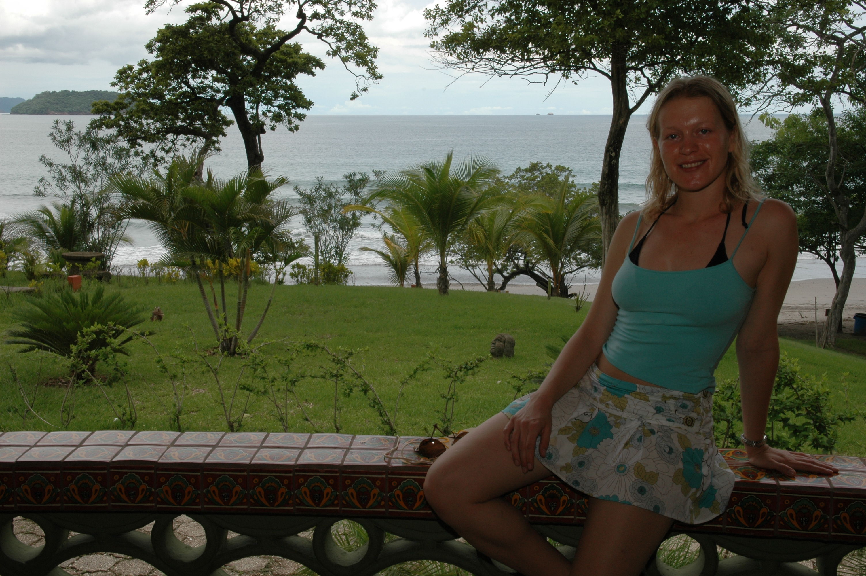 The restaurant at Hotel Sugar Beach has an excellent view.