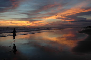 Sunset on Playa Junquillal