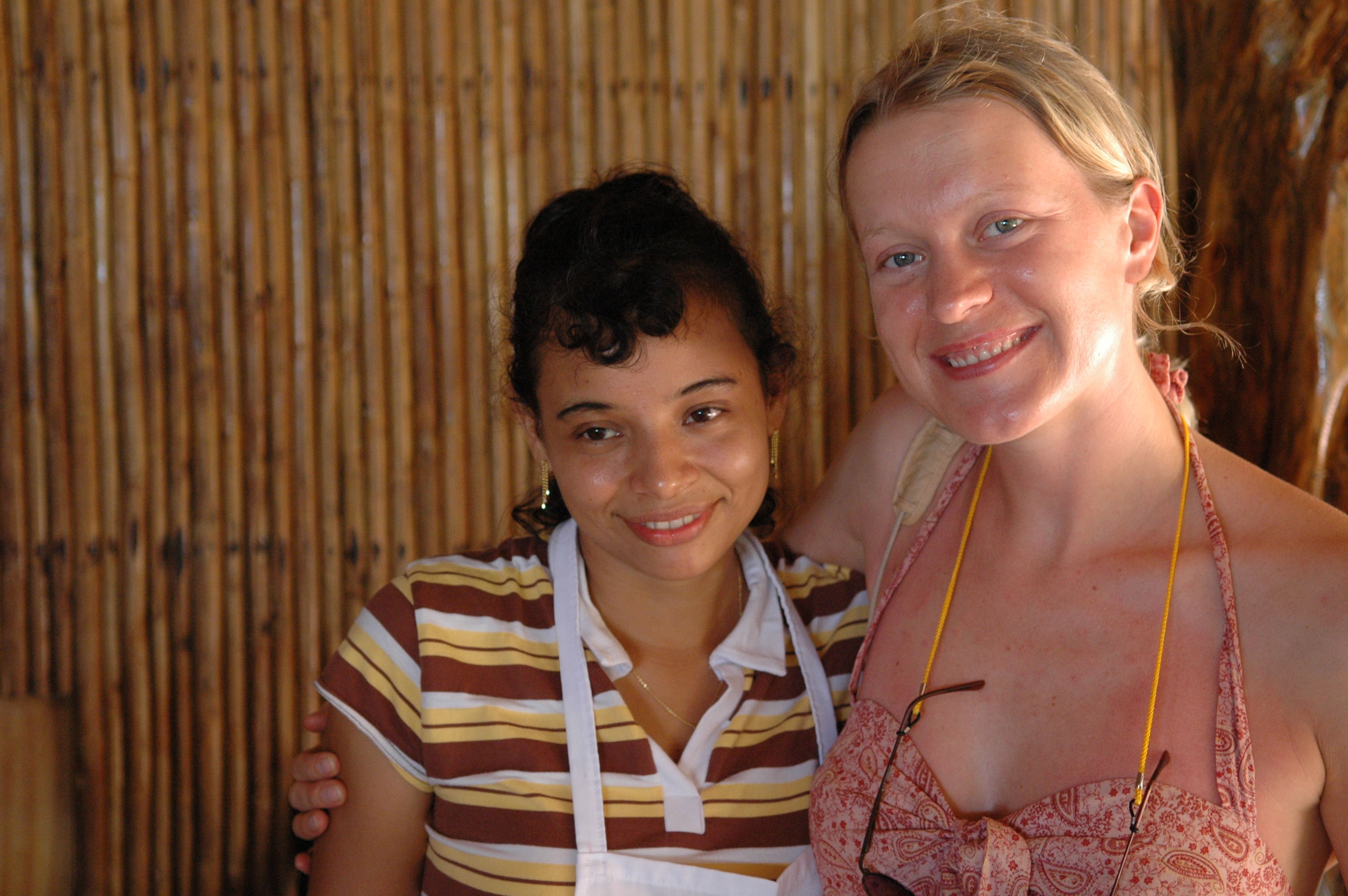 Our charming and helpful attendant, Patricia, at the Hotel Brovilla near Ostional