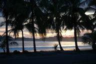 Playa Carillo at sunset